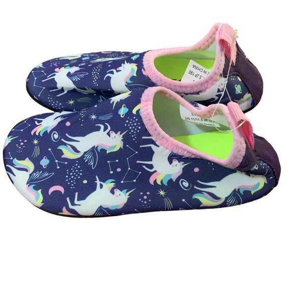 Hiitave Swim Shoes Toddler Size 11/11.5 Multicolor With Unicorn NWOT - Picture 3 of 4
